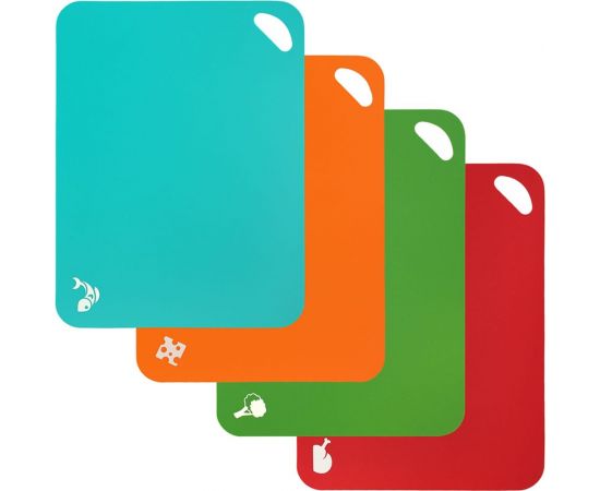 Набор разделочных досок MARMITON 4 шт, 38x29x0.2 см, цвет в ассортименте 17640 