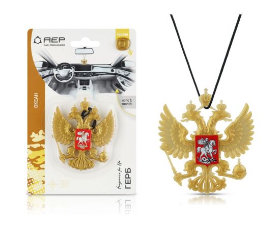 Ароматизатор АЕР Герб России Океан А 1601 