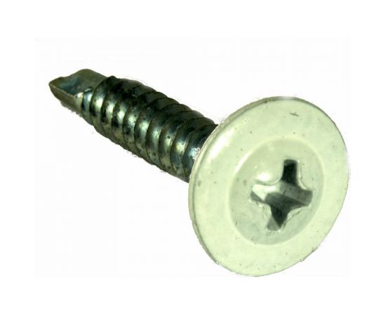 Саморез ПШC КРЕП-КОМП сверло 4,2х19 RAL9003 1000шт пшс199003 