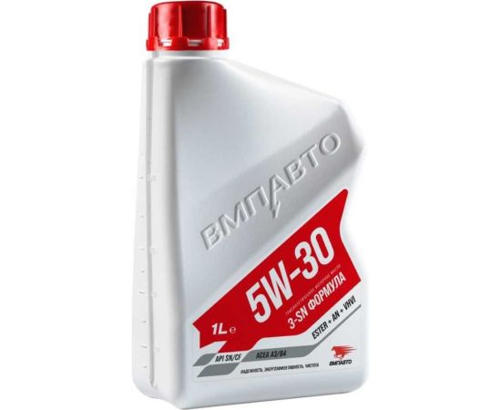 Моторное масло ВМПАВТО 3-sn 5w30 (a3/b4, sn/cf), канистра 1л 9210 