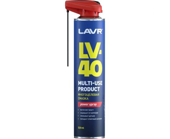 Многоцелевая смазка LAVR LV-40, 520 мл Ln1453 
