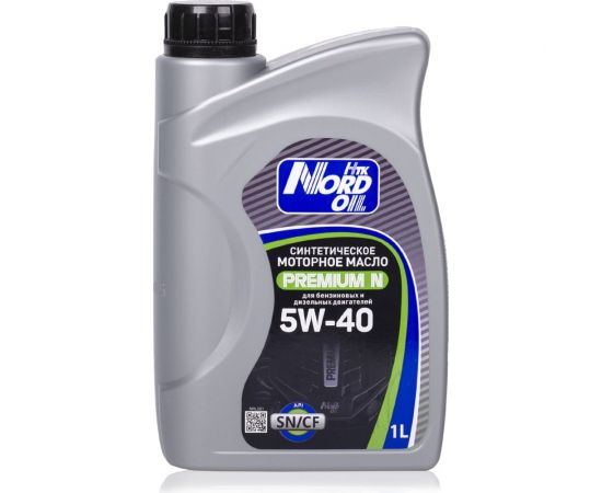 Моторное масло NORD OIL Premium N 5W-40, SN/CF, 1л NRL001 