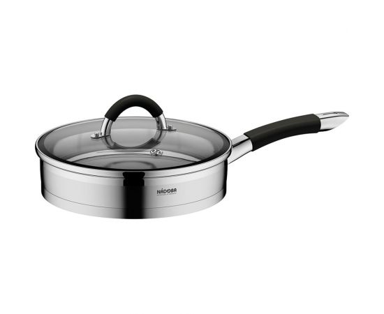 Сковорода NADOBA со стеклянной крышкой, 24 см, серия OLINA 726416 