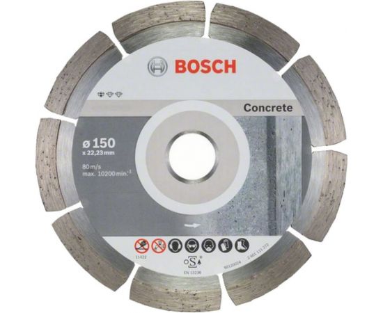 Диск алмазный по бетону (150х2х22.2 мм) 10 шт. Bosch 2608603241 