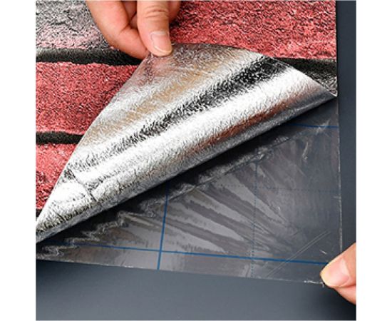 Панели-обои ПВХ LAKO самоклеящиеся, теплоизоляционные, голубой, 50x600 см LKD-YM-06-OB – изображение 11