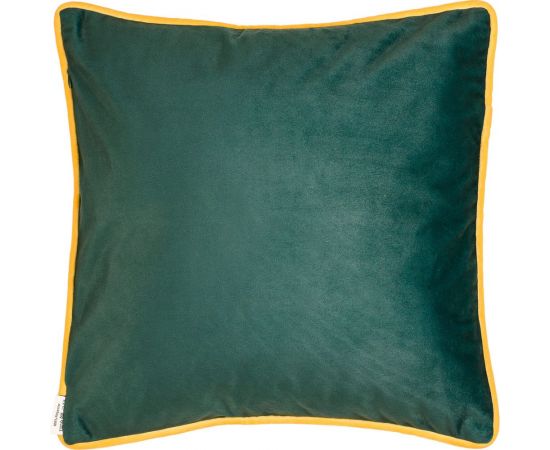 Декоративная подушка Moroshka Shangri La 40x40 см, на потайной молнии, цвет зеленый, желтый D02-49 – изображение 2