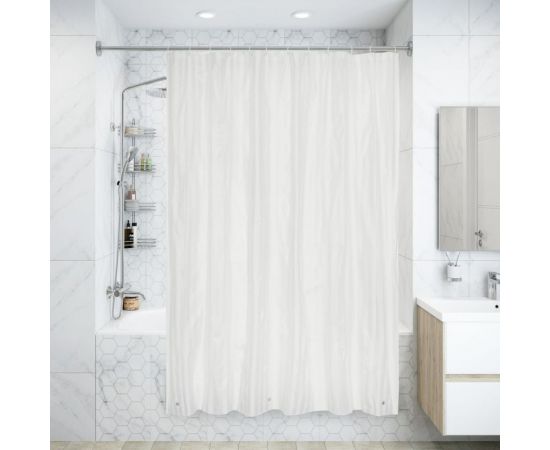 Шторка для ванной VIDAGE Банги с кольцами, 120x200 1327034 – изображение 2