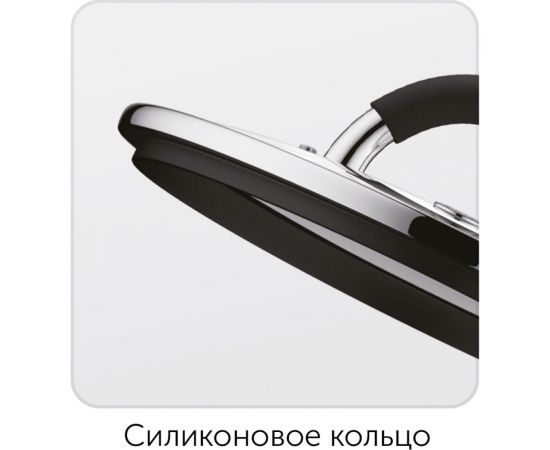 Сковорода NADOBA со стеклянной крышкой, 24 см, серия OLINA 726416 – изображение 2