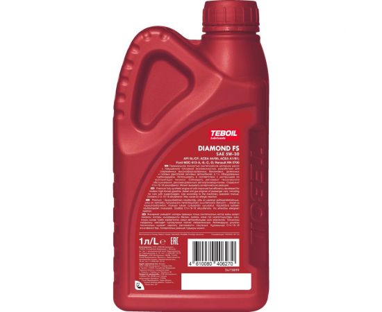 Моторное масло TEBOIL Diamond FS 5w-30, 1 л 3468593 – изображение 3