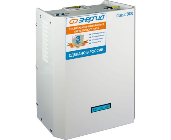 Тиристорный стабилизатор Энергия 5000 ВА Classic Е0101-0096 – изображение 3