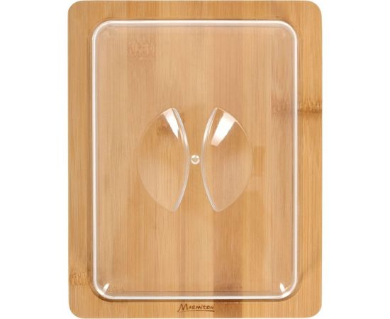 Сервировочная доска MARMITON с крышкой, бамбук, 25.5x20x7.5 см 17629 – изображение 3