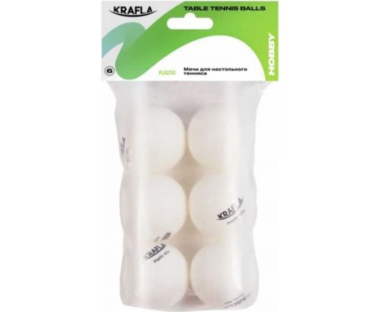 Набор для настольного тенниса Krafla мяч, без звезд, 6 шт KFL-AQB-WT60 – изображение 3