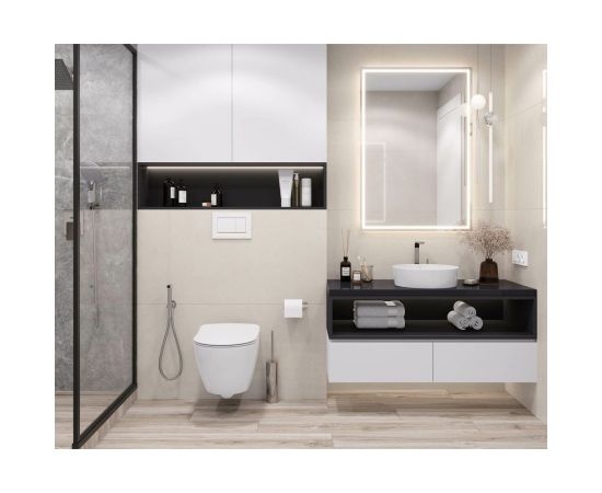 Керамогранит LAPARET french crema кремовый 60x60 см, полированный 1,44 кв.м, 4 шт. в упаковке х9999294547 – изображение 3