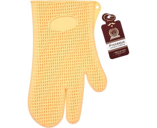 Термостойкая силиконовая рукавица для кухни MARMITON 27,5х17 см, цвет в ассортименте 16067 – изображение 4