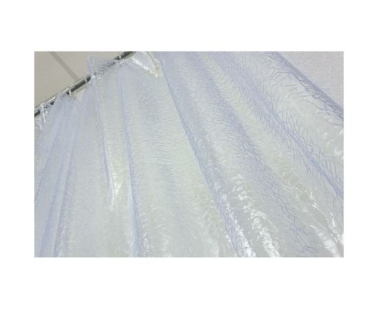 Шторка в ванную комнату Meiwa 182x182 см, Krackle, прозрачный 5911 – изображение 4