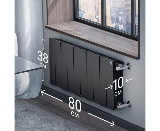 Радиатор Royal Thermo PianoForte 300 /Noir Sable - 10 секц. НС-1346055 – изображение 5