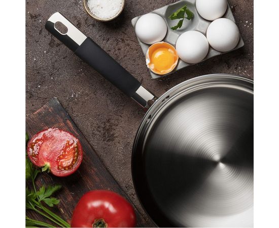 Сковорода NADOBA со стеклянной крышкой, 24 см, серия OLINA 726416 – изображение 7