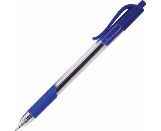 Ручка 12 шт в упаковке BRAUBERG шариковая масляная автомат. с грипом Extra Glide R-Grip СИНЯЯ 07мм 035мм 142930 