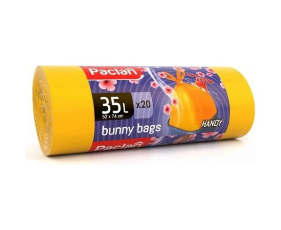 Мешки с ручками для мусора Bunny Bags Aroma 52x74 см, 35 л, 20 шт Paclan 5900942134496 