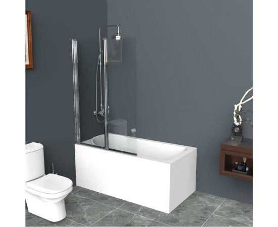 Душевая шторка на ванну BelBagno UNO-V-21-110/150-C-Cr 