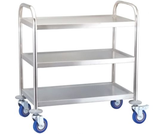 Тележка с 3 полками Viatto RST3B 810х460х850 мм 165100 