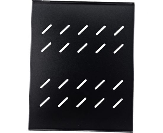 Перфорированная полка Cabeus 19, глубиной 400 мм для шкафов с глубиной 600 мм SH-J018-FC-600m-100KG-BK 