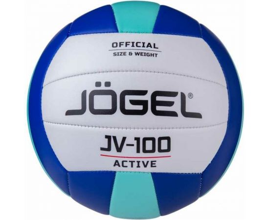 Волейбольный мяч Jogel JV-100, синий/мятный BC21 1/50 УТ-00019884 