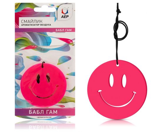 Ароматизатор АЕР "Смайлик" Бабл-гам А 2602 