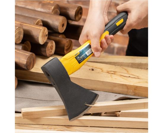 Топор DELI dl5709 800 г, фибергласовая рукоять 104493 – изображение 15