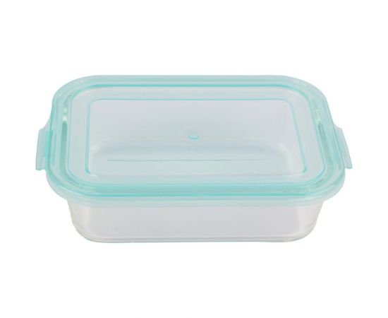 Контейнер Mallony LIMPIDO 1000 мл из жаропрочного стекла с крышкой из пластмассы прямоугльный, температура -20 до +200 С 005481 – изображение 2