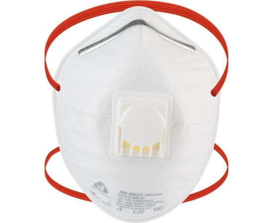 Одноразовый респиратор с клапаном Jeta Safety ffp2 nr d, чашеобразный, 10 шт JM-8622 – изображение 2