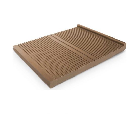 Ступень Groentec 320-30-3000 полнотелая брашированная дуб (3м) дпк SFОB 320-30-3000 – изображение 2