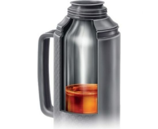 Термос Lara 1000 мл, стеклянная колба, долгое сохранение, кружка LR04-82 – изображение 2