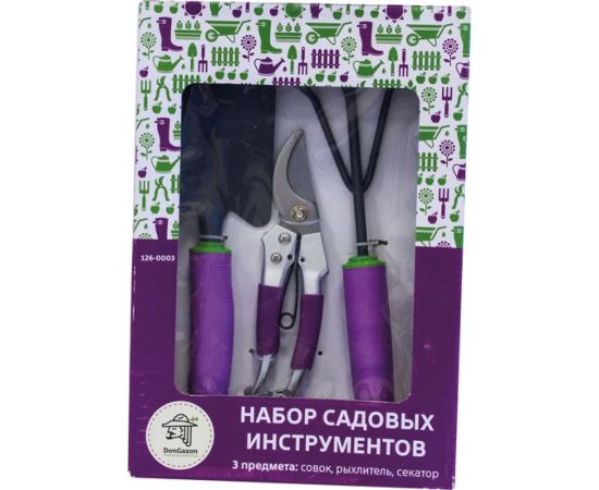 Садовый набор DON GAZON 3 предмета 126-0003 54920 – изображение 2