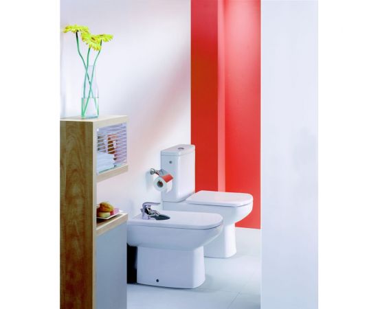 Сиденье с крышкой к компакту DAMA SENSO Roca микролифт, быстросъемное, дюропласт Россия 00016615 – изображение 2