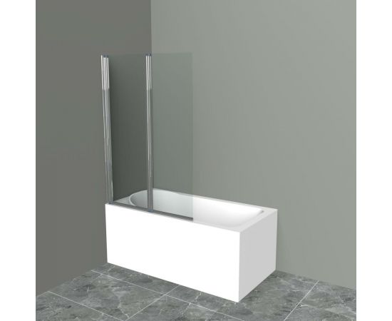 Душевая шторка на ванну BelBagno UNO-V-21-110/150-C-Cr – изображение 2