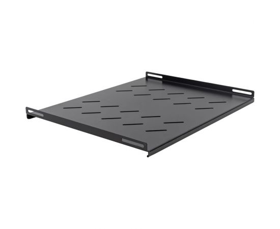 Перфорированная полка Cabeus 19, глубиной 400 мм для шкафов с глубиной 600 мм SH-J018-FC-600m-100KG-BK – изображение 2