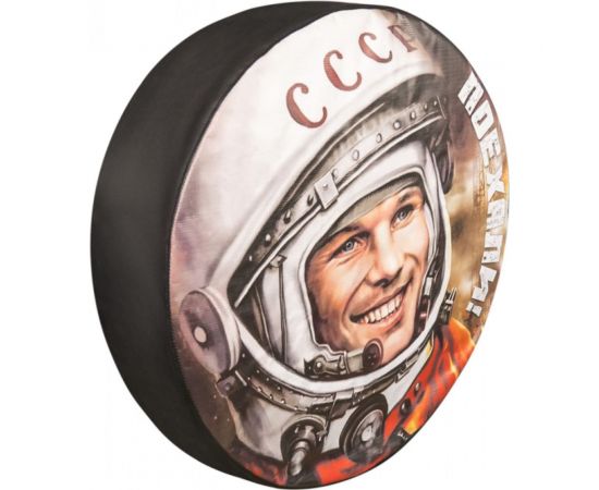 Чехол запасного колеса SKYWAY Поехали R15 диаметр 67см, экокожа/полиэстер S06301072 – изображение 2