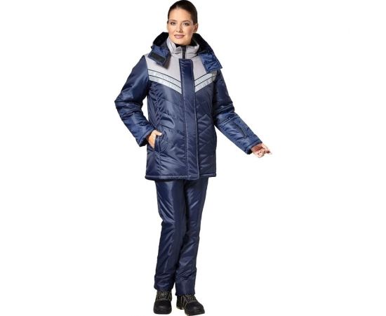Куртка Эксперт Спецодежда Эребус, темно-синий/серый, женская, р. 56-58, рост 158-164 6446000041690 – изображение 2