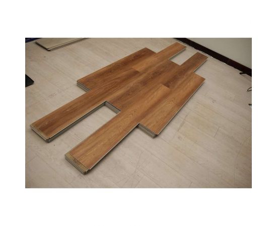 SPC ламинат EvoFloor Optima click Oak Amber / Дуб Амбер(янтарный) 1220х184х4.2 мм, 2.245 м2 3152-9 – изображение 3