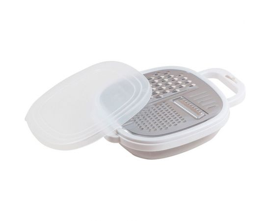 Терка Mallony GR-228W с контейнером и крышкой, цвет белый 965016 – изображение 3