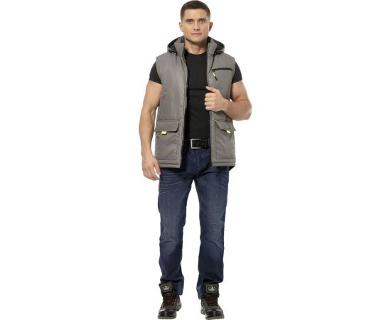 Жилет Эксперт Спецодежда Универсальный серый/неоновый, р. 48-50, рост 170-176 6446000029582 – изображение 3