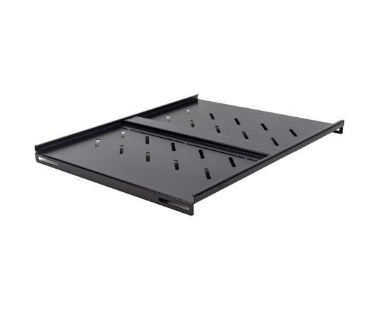 Перфорированная полка Cabeus 19, глубиной 400 мм для шкафов с глубиной 600 мм SH-J018-FC-600m-100KG-BK – изображение 3