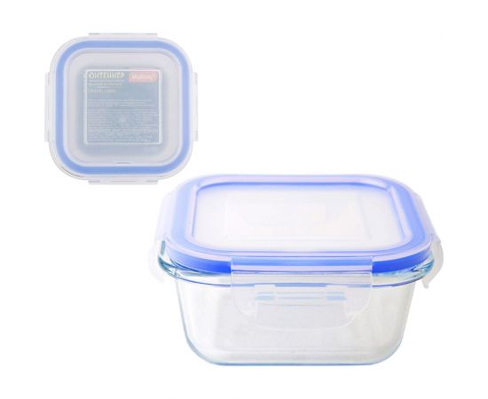 Контейнер Mallony CRISTALLINO 500 мл, из жаропрочного стекла, с крышкой из пластмассы 003125 – изображение 3