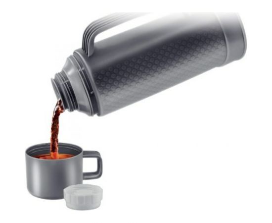 Термос Lara 1000 мл, стеклянная колба, долгое сохранение, кружка LR04-82 – изображение 3