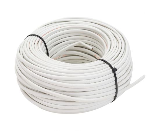 Провод ОРЕОЛ ПуГВВ 2х1,5 белый 50м 00000056838 – изображение 3