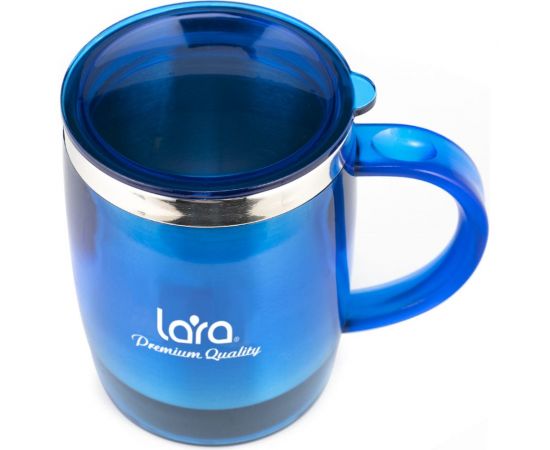 Термокружка с крышкой и колбой из нержавеющей стали Lara 400 мл, держит температуру до 2-х часов LR04-37 – изображение 3