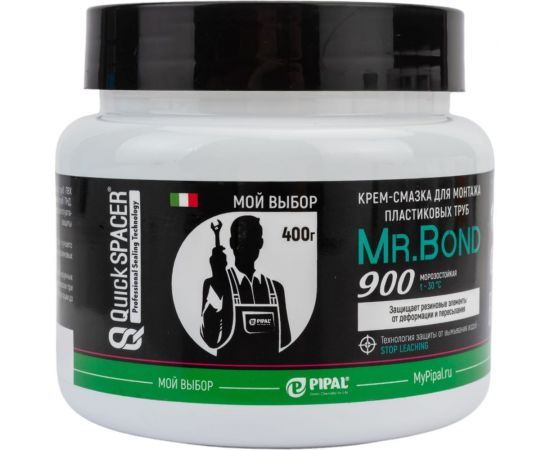 Крем-смазка для монтажа пластиковых труб Mr.Bond 900 4090000400 – изображение 4