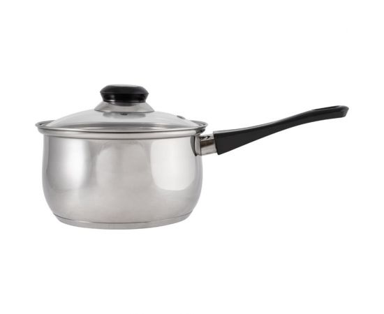 Ковш Mallony BAK с крышкой, объем 1,9 л, из нержавеющей стали и с бакелитовой ручкой 009356 – изображение 4