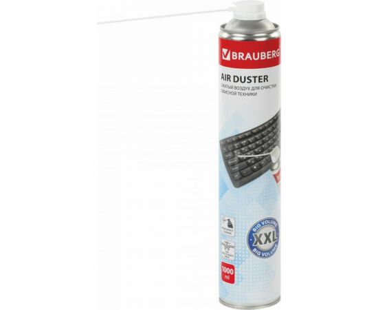 Баллон со сжатым воздухом BRAUBERG для очистки техники, 1000мл 513317 – изображение 5